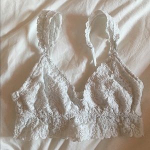 White flower bralette